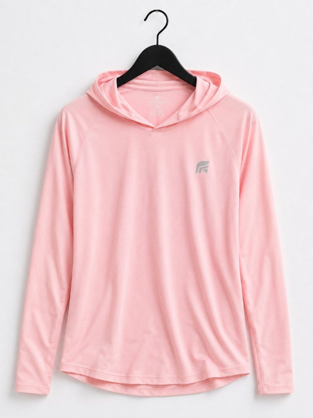 Women's UV Protection Hoodie, UPF 50+, Size Medium, Light Pink